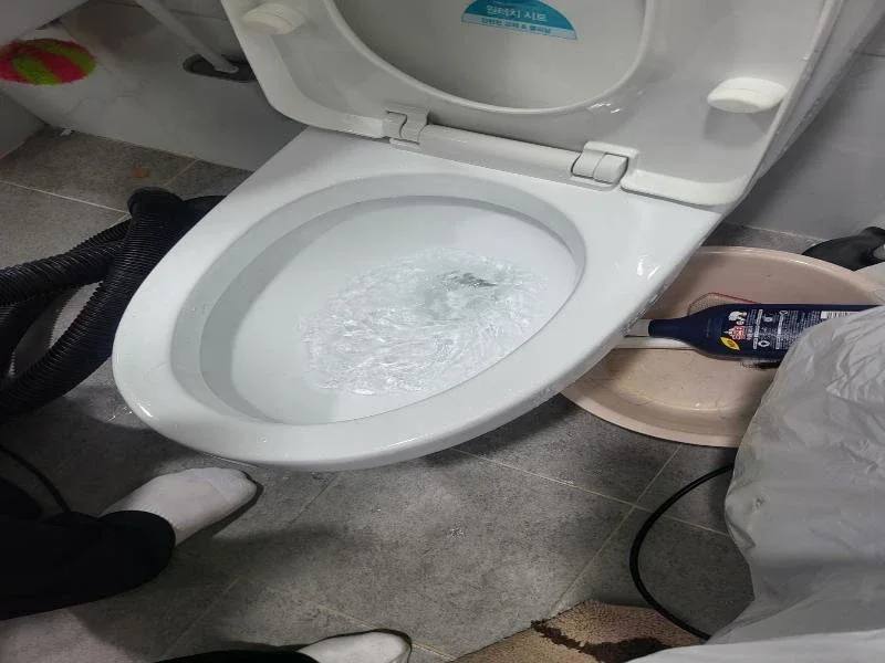 의정부 변기막힘 작업사례