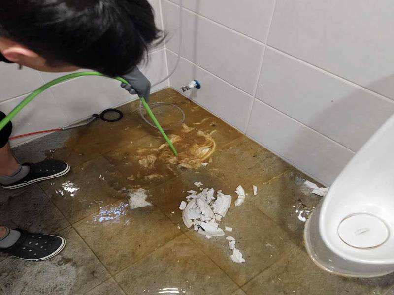 의정부 하수구역류 작업사례